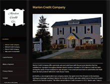 Tablet Screenshot of marioncredit.com